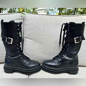 Schutz Molly Tall Combat Boots.